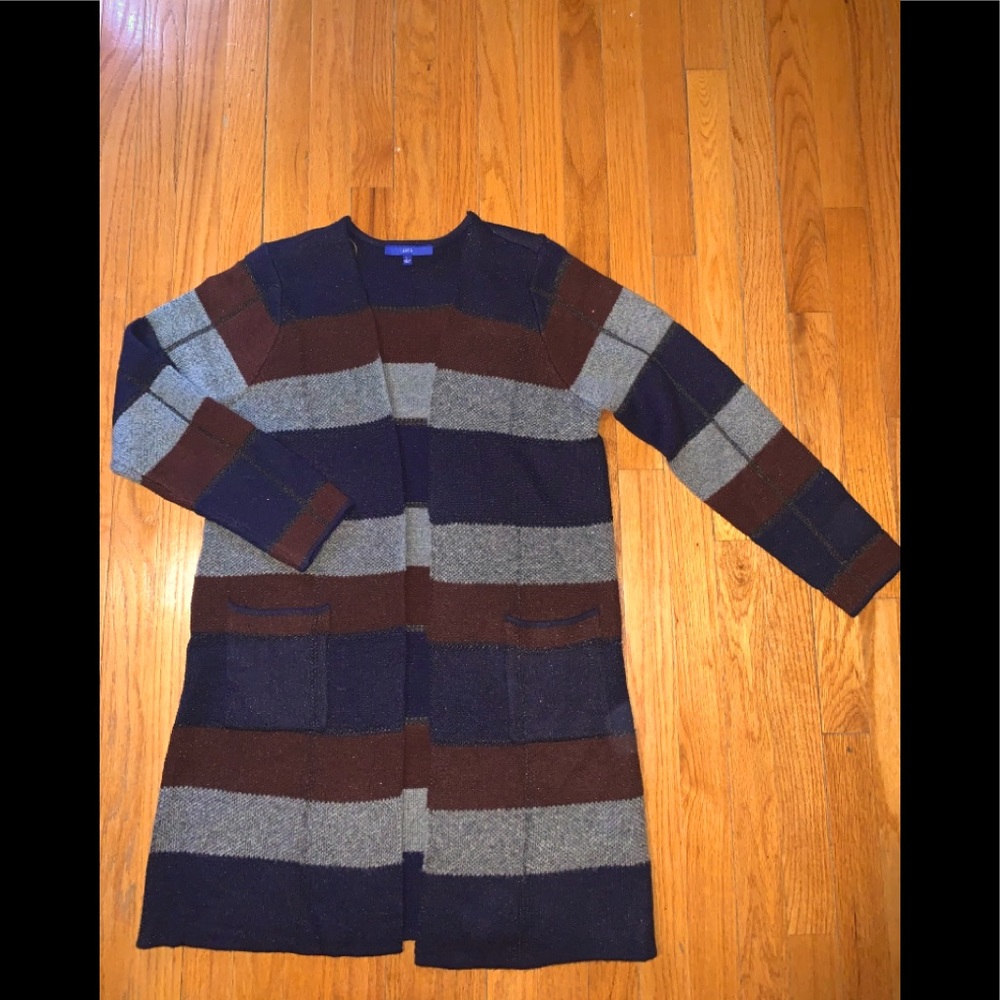 Long sweater cardigan